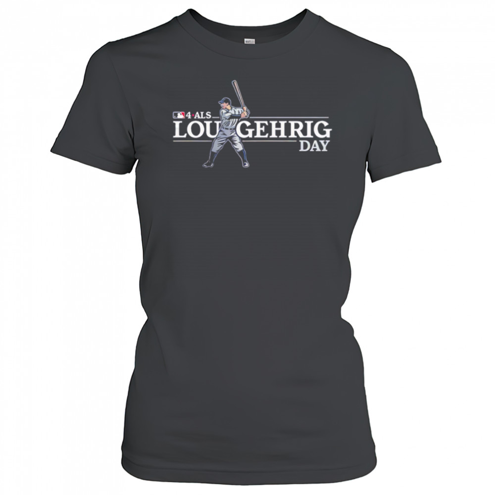 New york yankees x 2025 lou gehrig day shirt Women's T-shirt