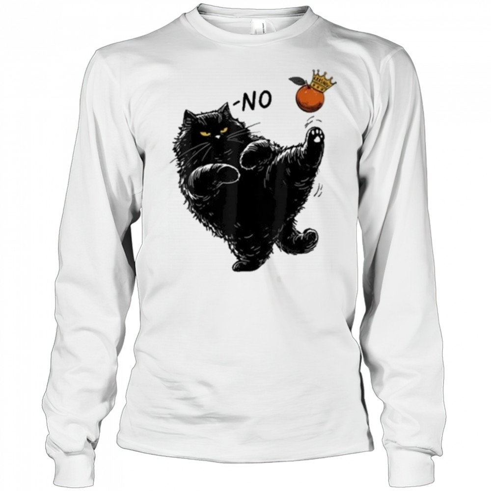 No Kings In America Black Cat Shirt Long Sleeved