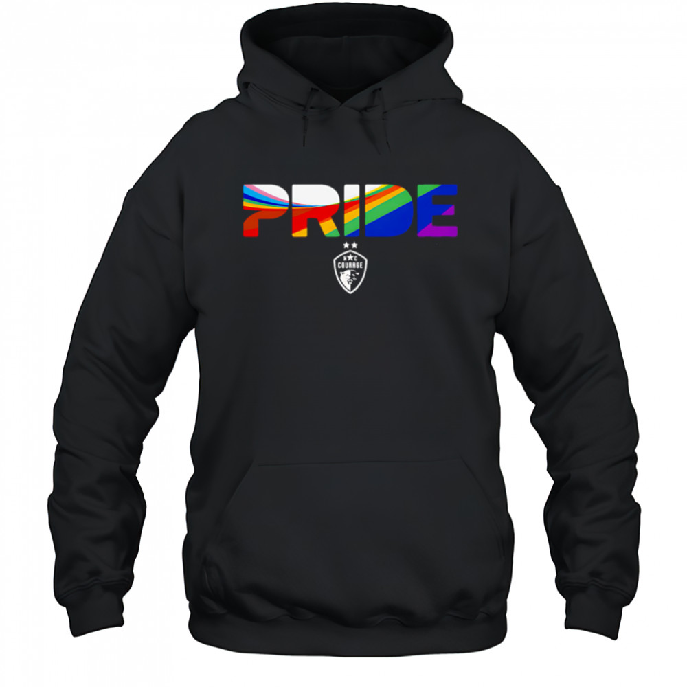 North Carolina Courage Pride Stripes 2025 shirt Hoodie