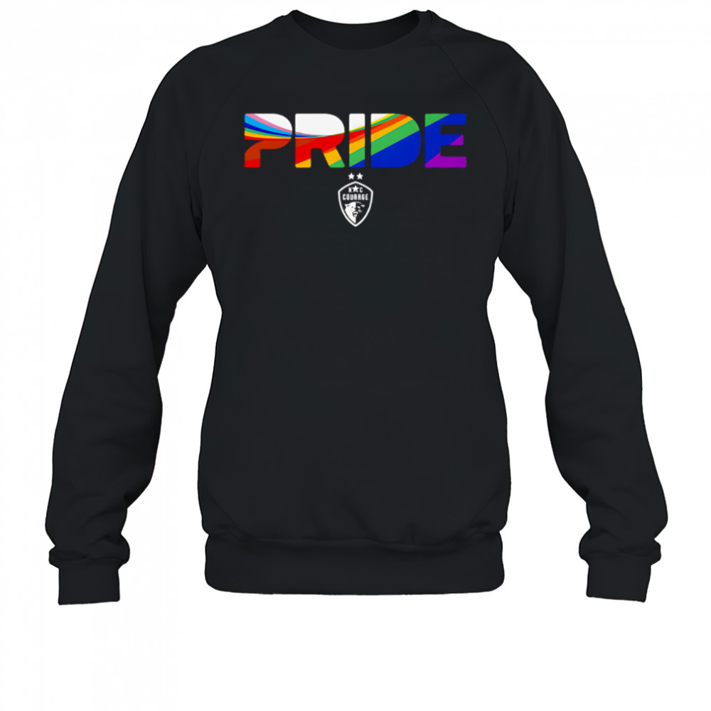 North Carolina Courage Pride Stripes 2025 shirt Sweatshirt