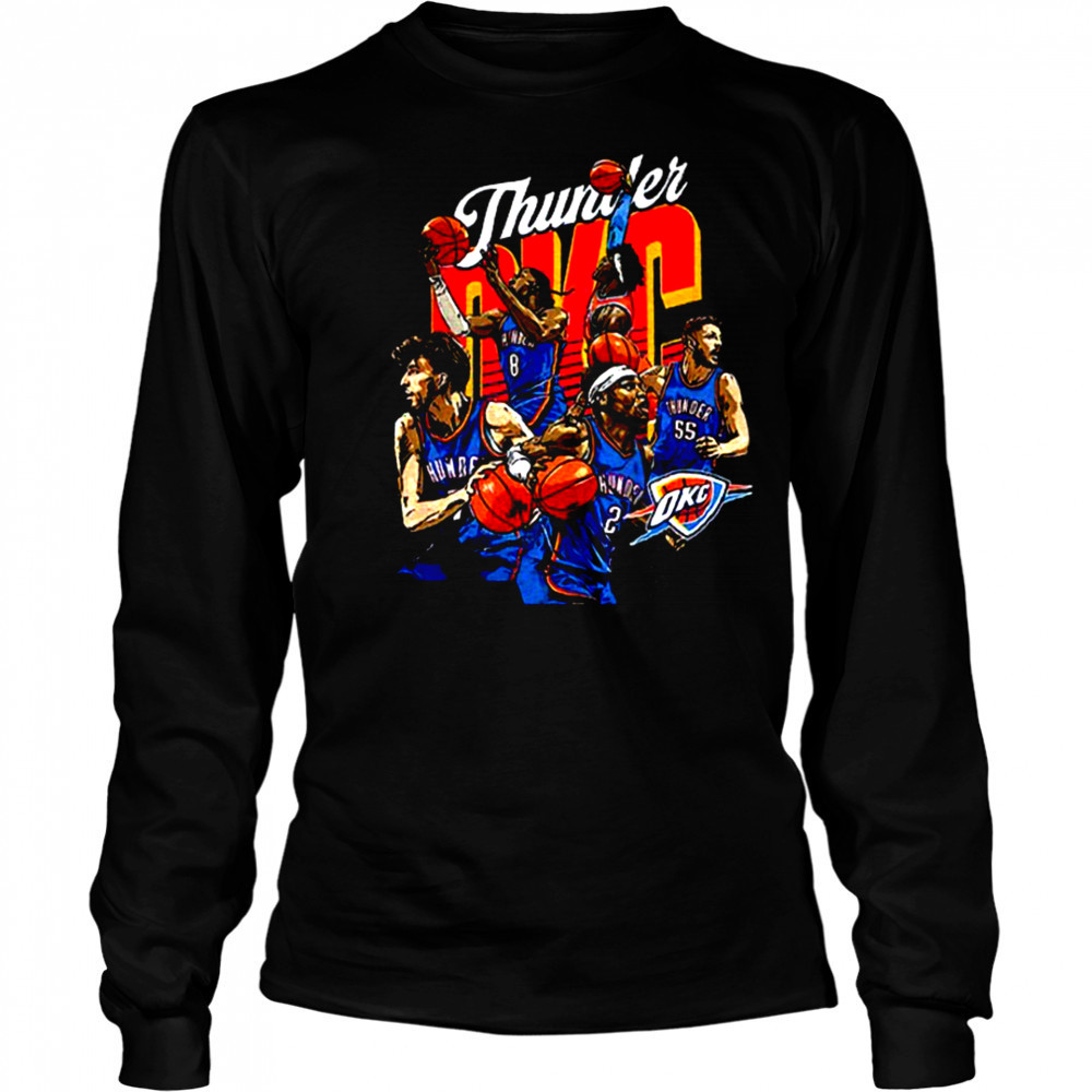 Oklahoma City Thunder Starting 5 Final Games shirt Long Sleeved