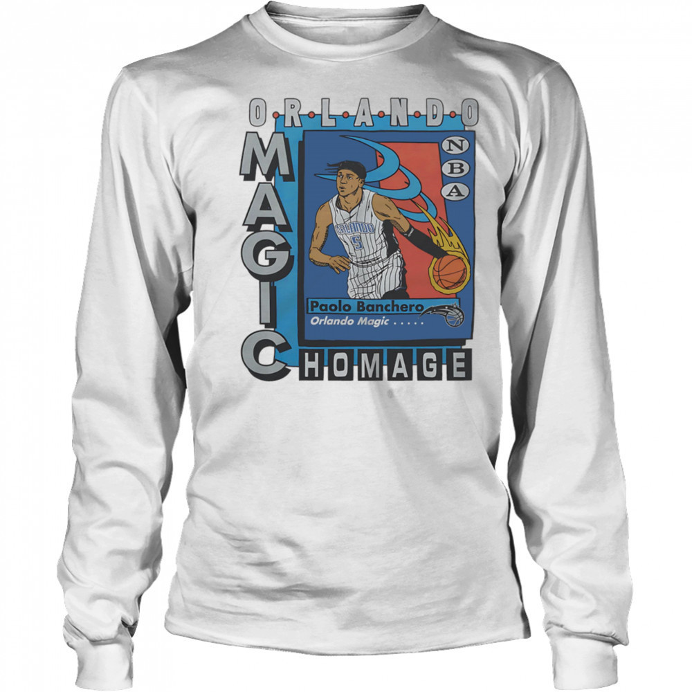 Orlando Magic Trading Card Paolo Banchero shirt Long Sleeved