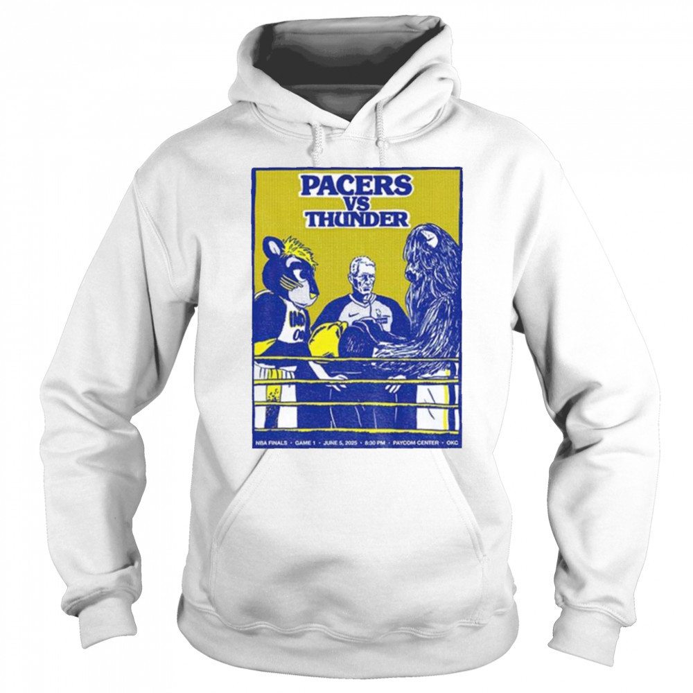 Pacers Vs Thunder Game 1 Poster NBA Finals Game shirt Sweatshirt