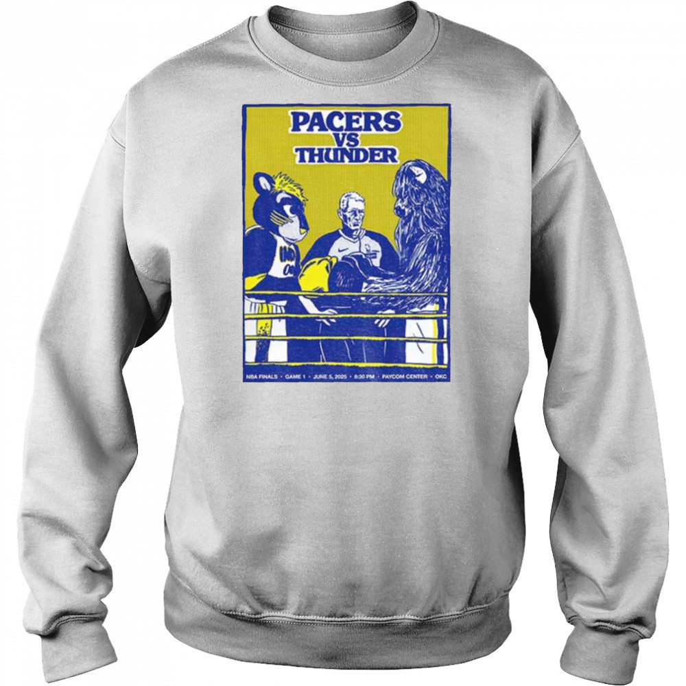 Pacers Vs Thunder Game 1 Poster NBA Finals Game shirt Hoodie