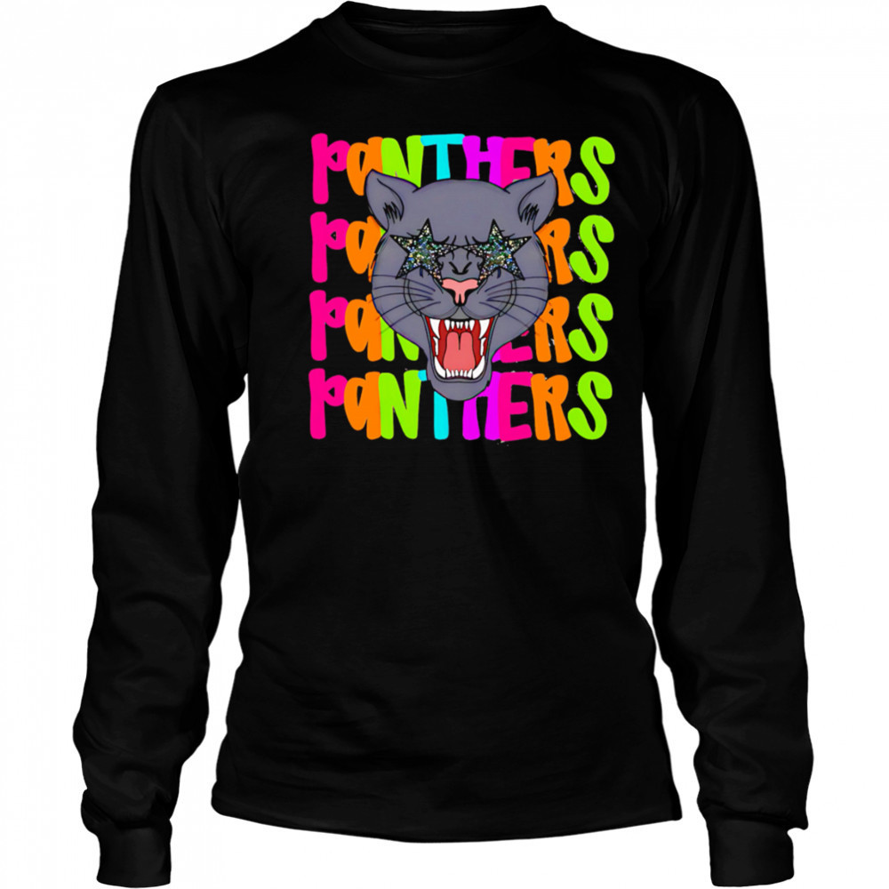 Panthers repeat pride shirt Long Sleeved