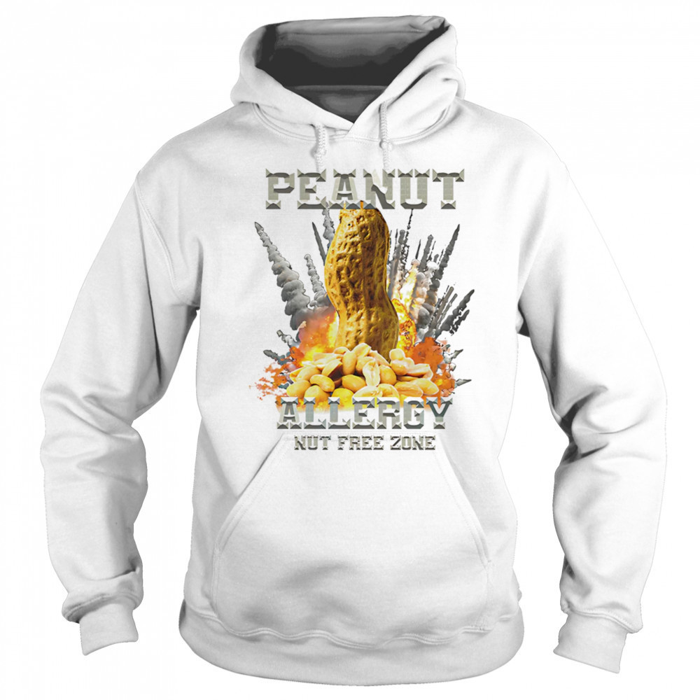 Peanut allergy nut free zone shirt Sweatshirt