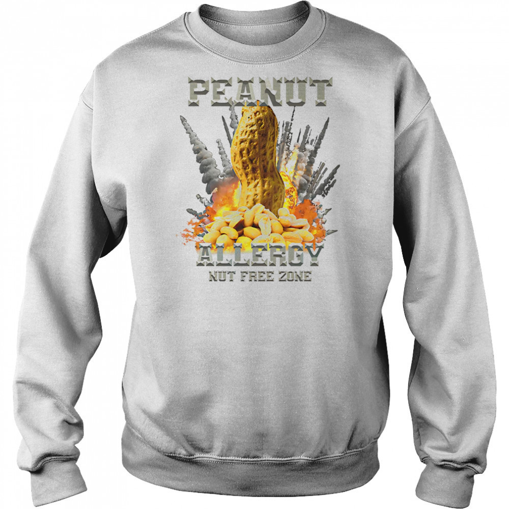 Peanut allergy nut free zone shirt Hoodie