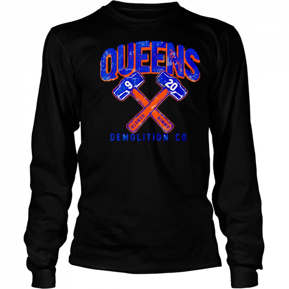 Pete Alonso & Brandon Nimmo Queens Demolition Co shirt Long Sleeved