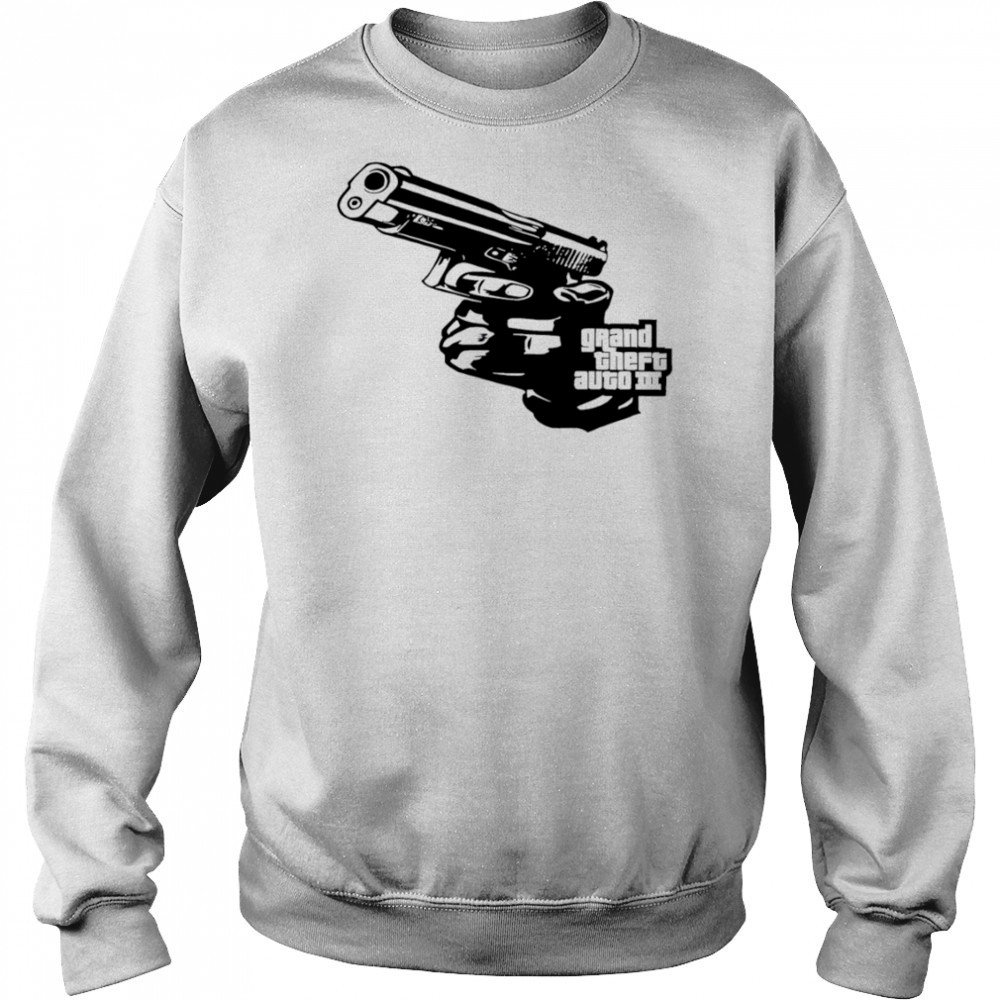Pistol Grand Theft Auto III shirt Hoodie