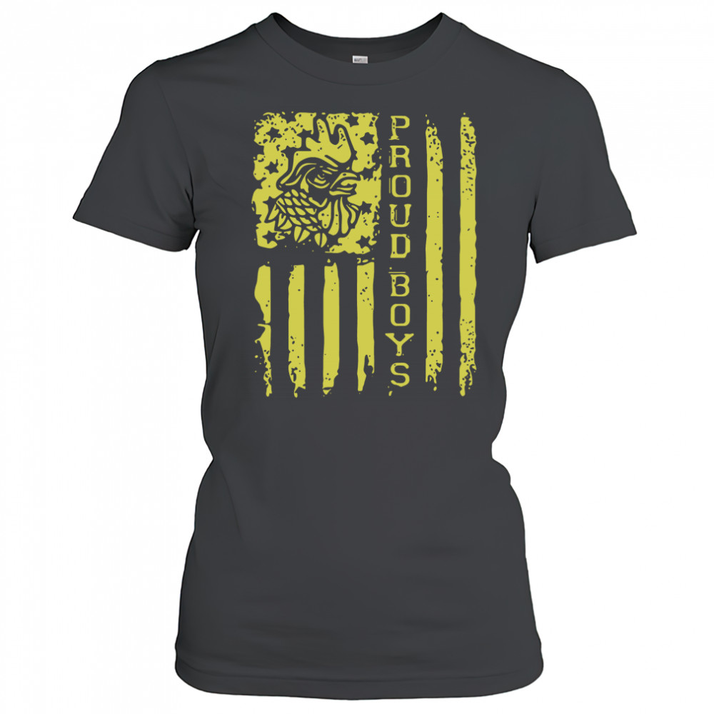 Proud Boys American flag Independence day shirt Women's T-shirt