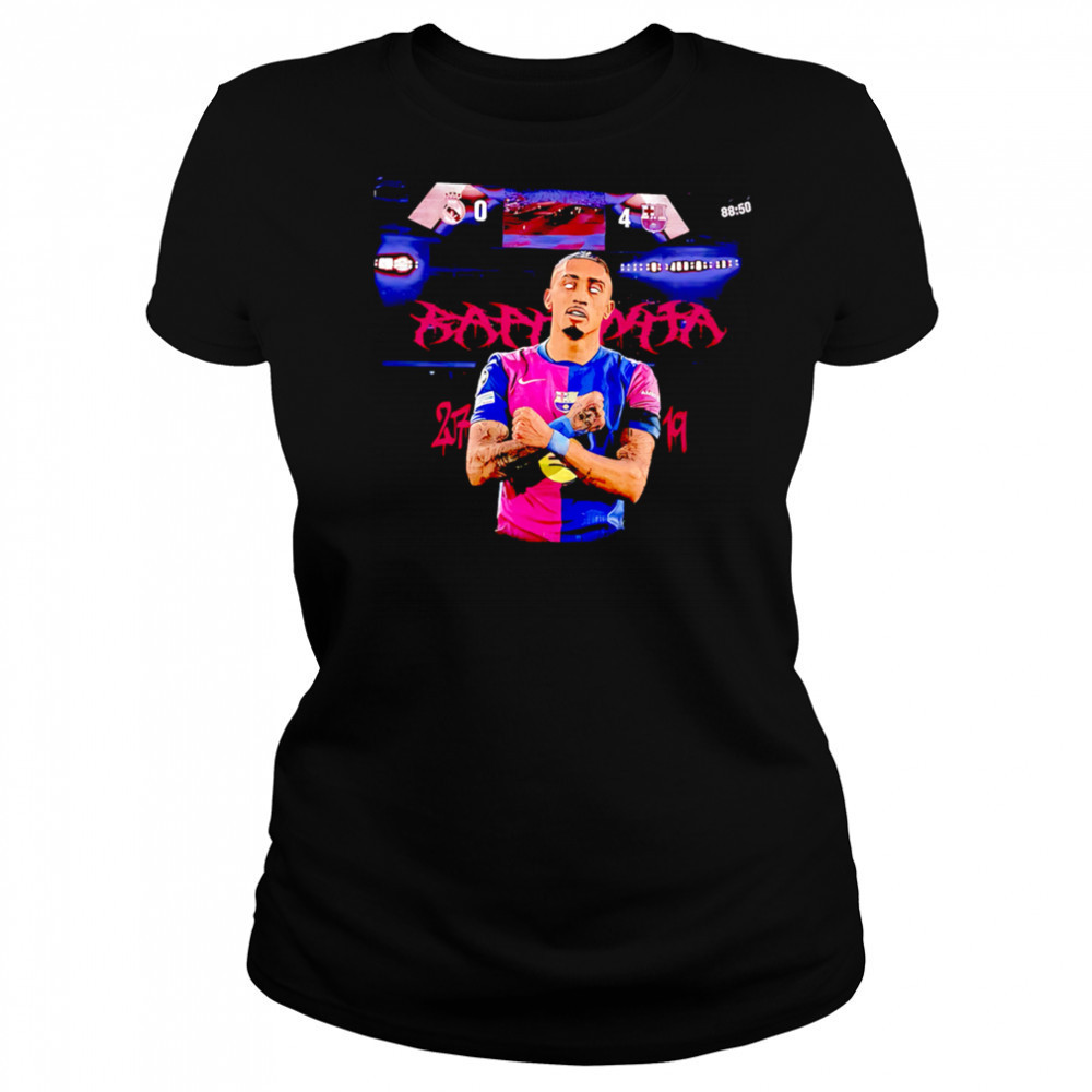 Raphinha FC Barcelona graphic retro shirt Women's T-shirt