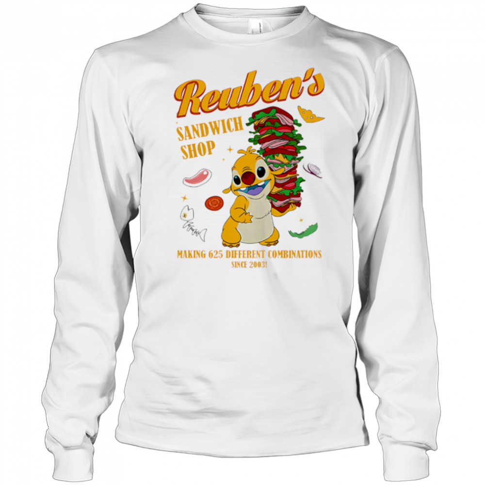 Reuben’s Sandwich Shop Haring 625 Different Combinations shirt Long Sleeved