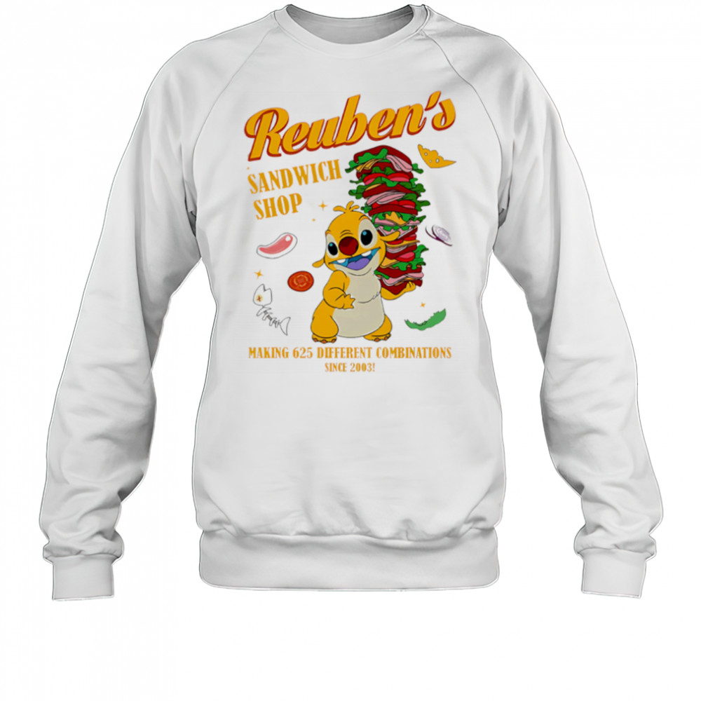 Reuben’s Sandwich Shop Haring 625 Different Combinations shirt Sweatshirt