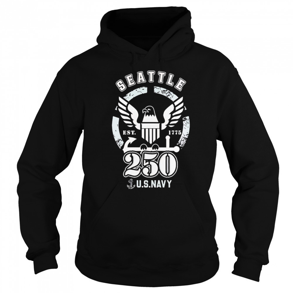 Seattle mariners mlb x 250 u.s. navy baseball shirt Sweatshirt