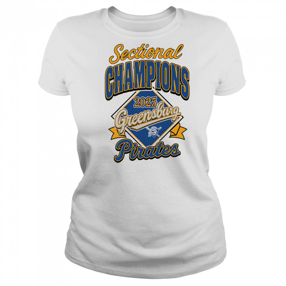Sectional Champions 2025 Greensburg Pirates shirt Women's T-shirt