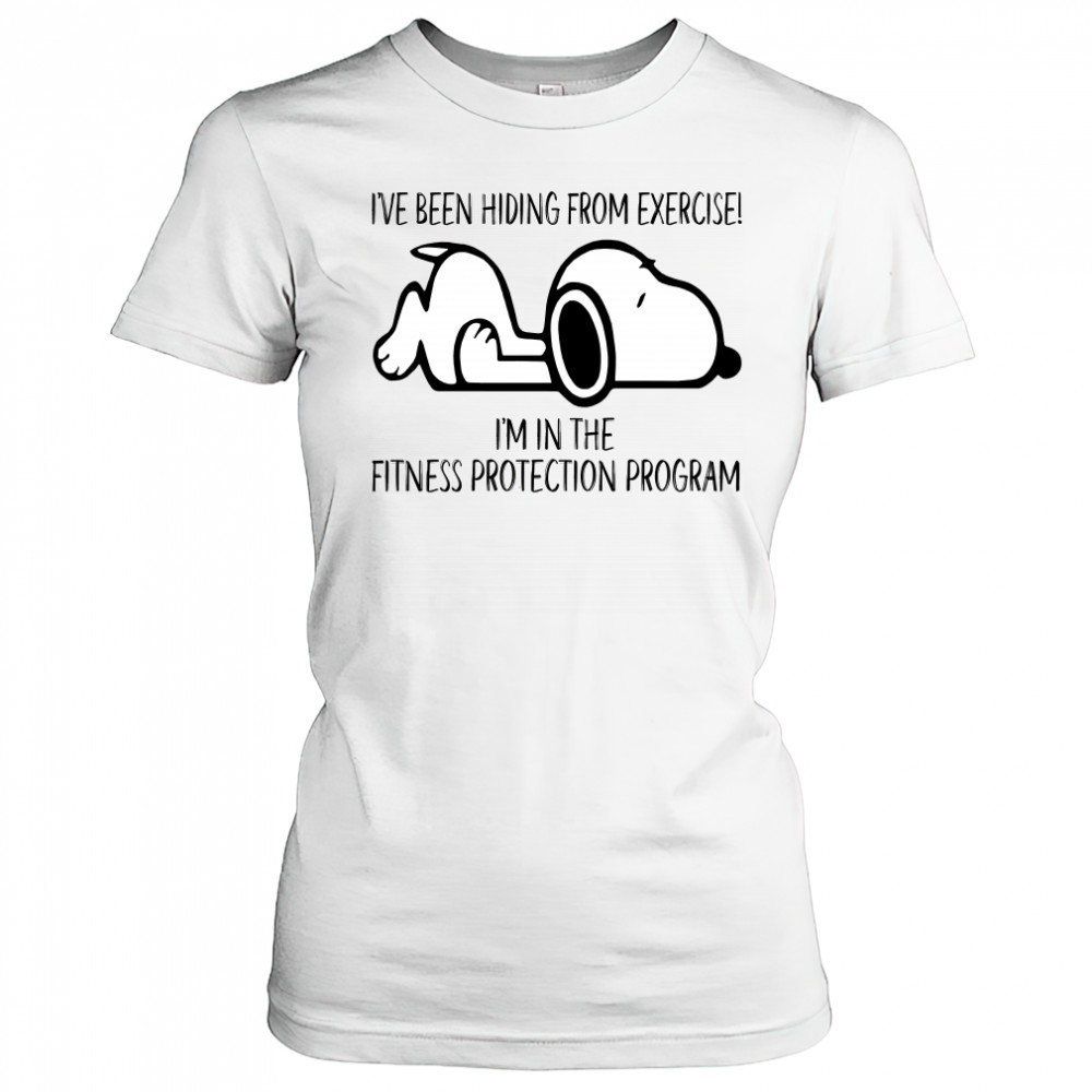 Snoopy I’ve been hiding from exercise shirt Women's T-shirt
