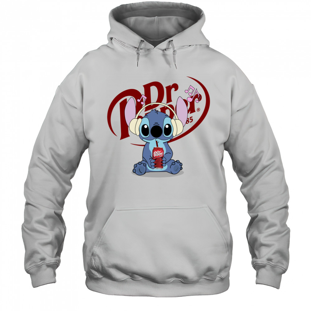 Stitch listen music drink Dr Pepper shirt Hoodie