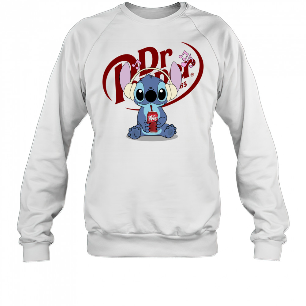Stitch listen music drink Dr Pepper shirt Sweatshirt