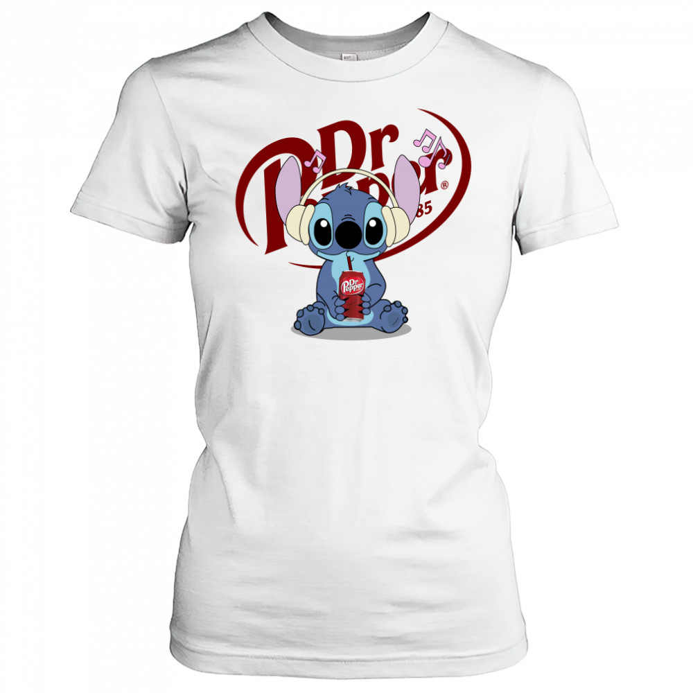 Stitch listen music drink Dr Pepper shirt Women's T-shirt