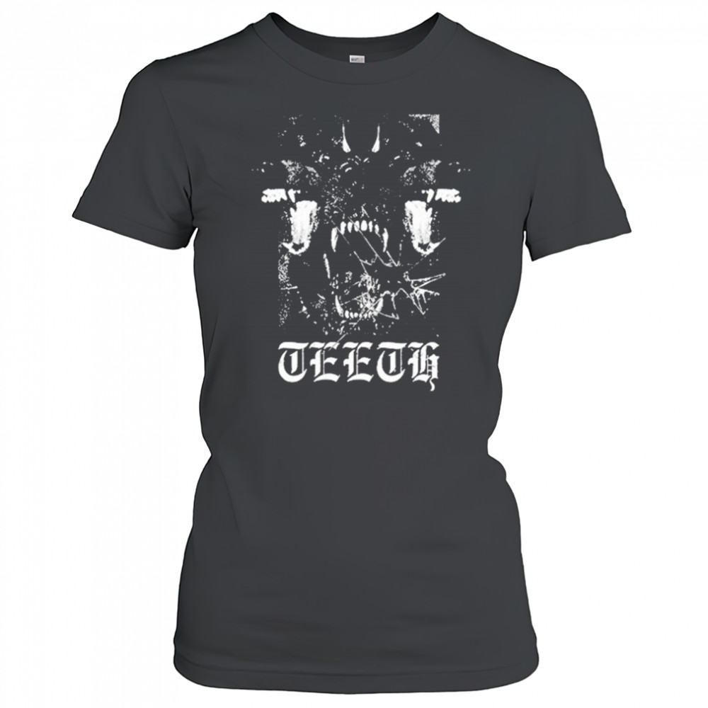 Teeth Dog T-shirt Women's T-shirt