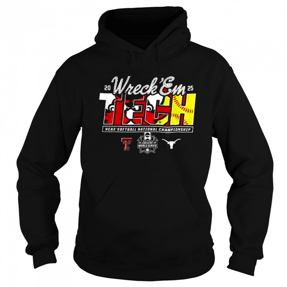 Texas Tech 2025 Softball College World Series Championship Final Wreck ‘Em Game Day shirt Sweatshirt