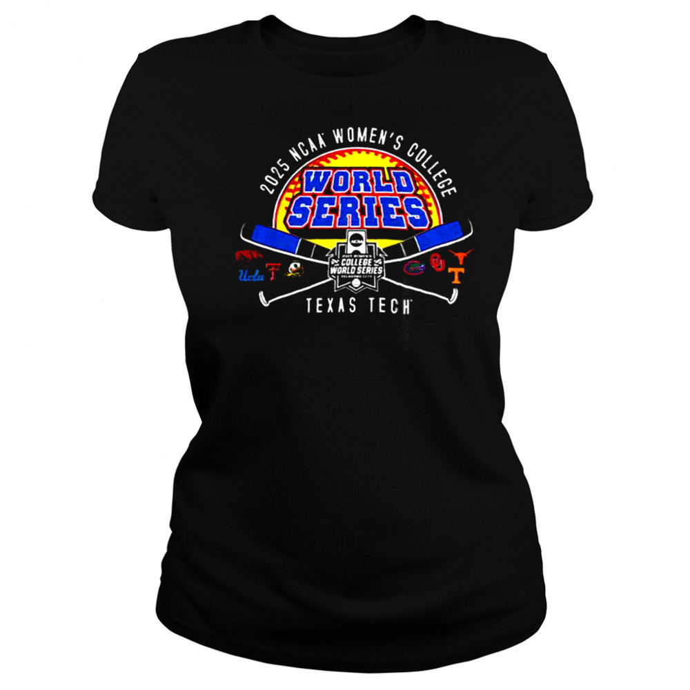 Texas Tech 2025 Softball College World Series Cross Bats shirt Women's T-shirt