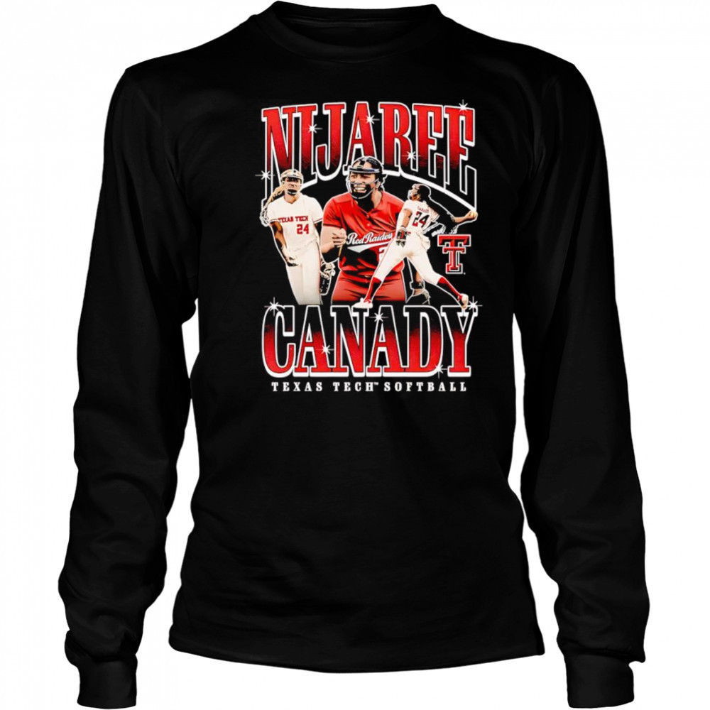Texas Tech Canady softball shirt Long Sleeved