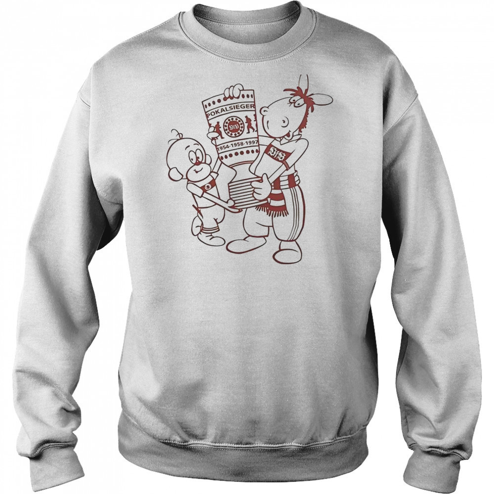 VFB Pokal Final Äffle Und Pferdle T-Shirt Hoodie
