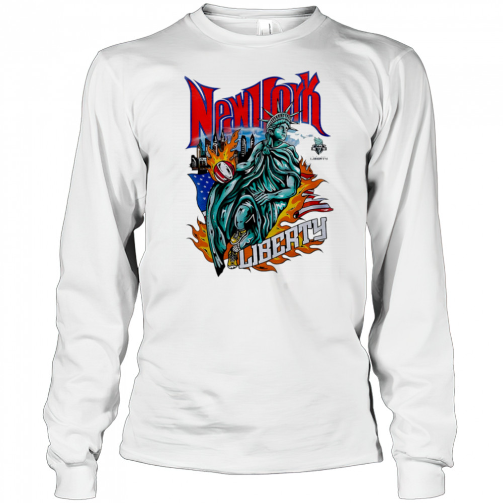 Warren Lotas New York Liberty shirt Long Sleeved