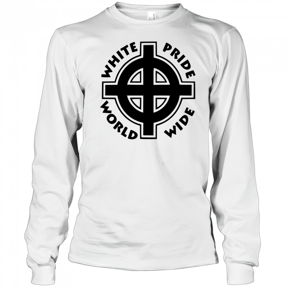 White Pride World Wide shirt Long Sleeved
