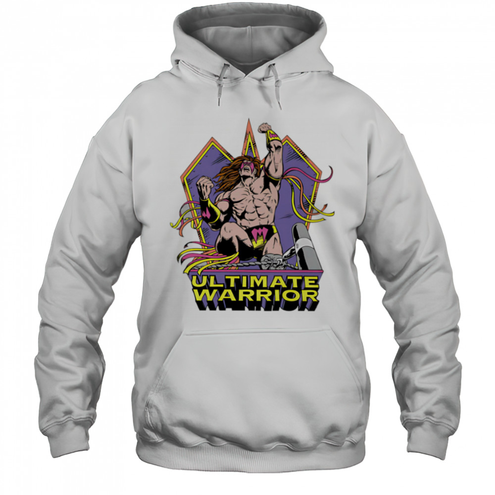 WWE Ultimate Warrior Retro Vector shirt Hoodie