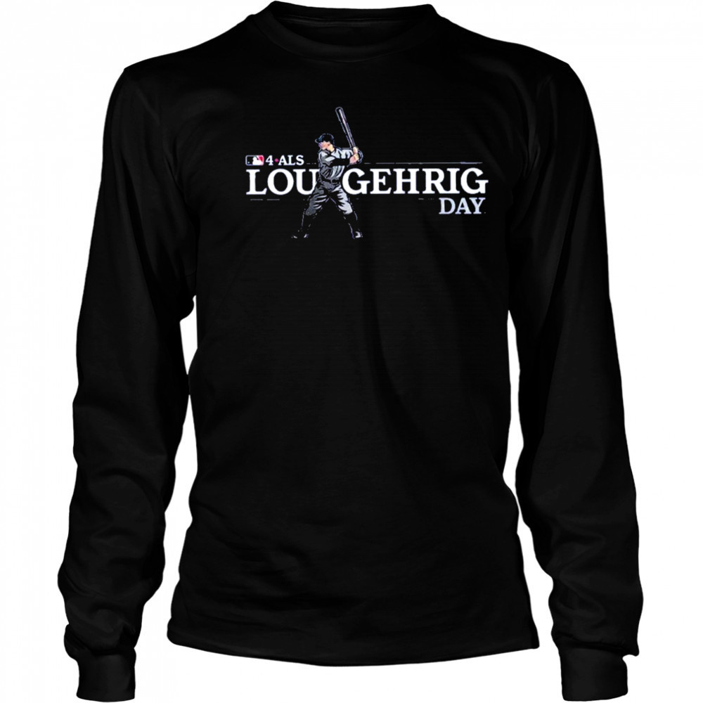 Yankees 2025 Lou Gehrig Day Shirt Long Sleeved