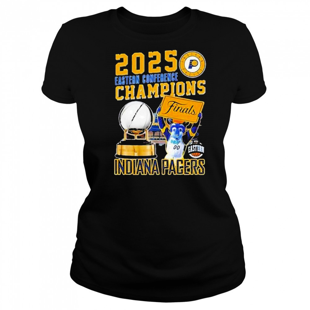 2025 Eastern Conference Champions Finals Indiana Pacers NBA Mascot shirt Women's T-shirt