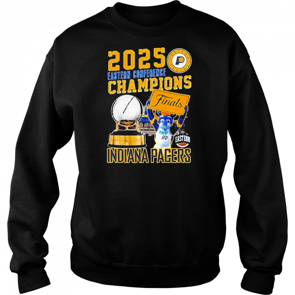 2025 Eastern Conference Champions Finals Indiana Pacers NBA Mascot shirt Hoodie