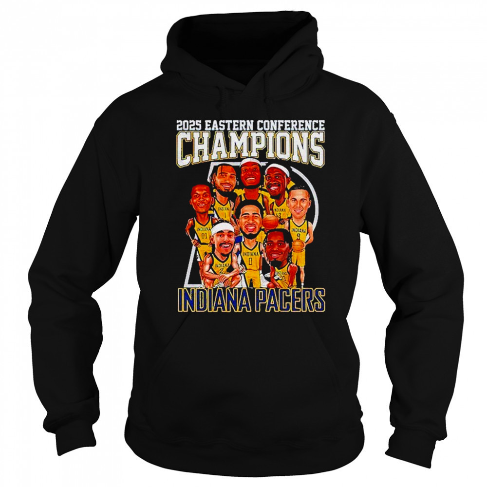 2025 Eastern Conference Champions Indiana Pacers cartoon shirt Sweatshirt