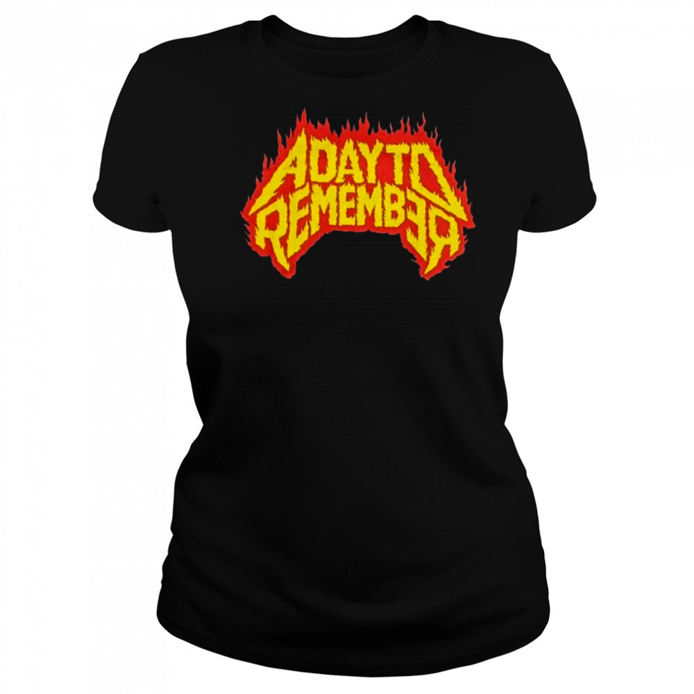 A Day To Remember Flaming Skull Shirt Women's T-shirt