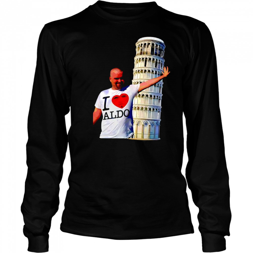 Aldoswag Pisa tower shirt Long Sleeved