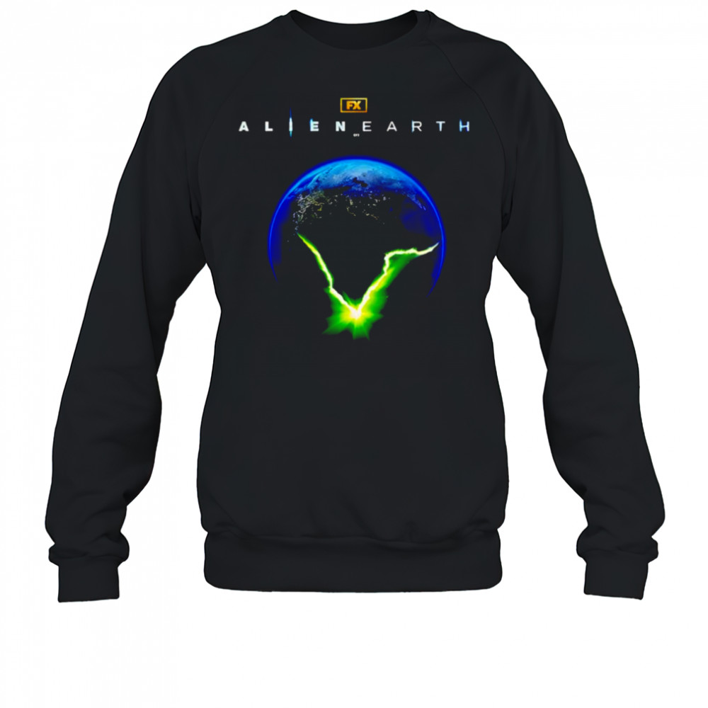 Alien Earth Cracked Earth shirt Sweatshirt