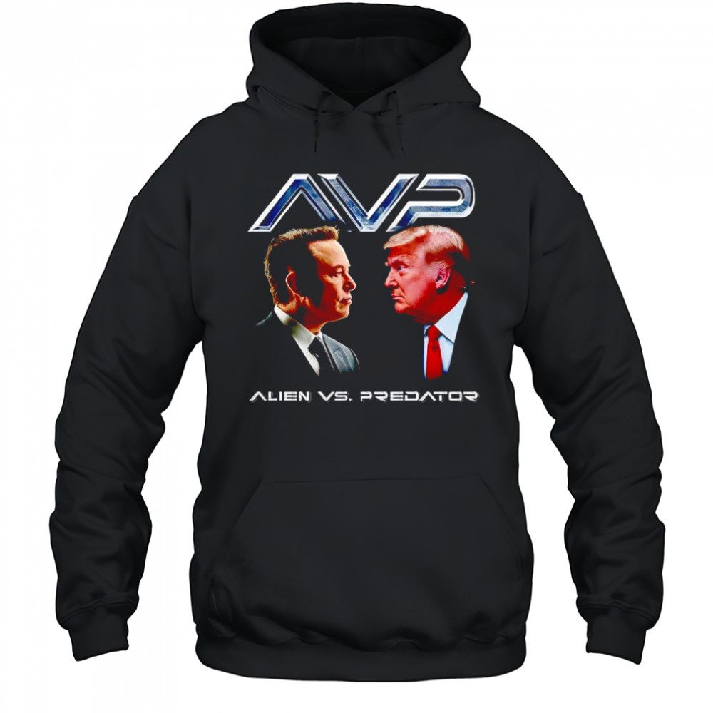 Alien vs Predator Trump vs Elon shirt Hoodie
