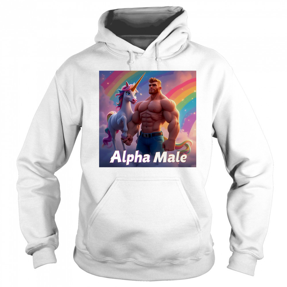 Alpha rainbow male pride shirt Sweatshirt