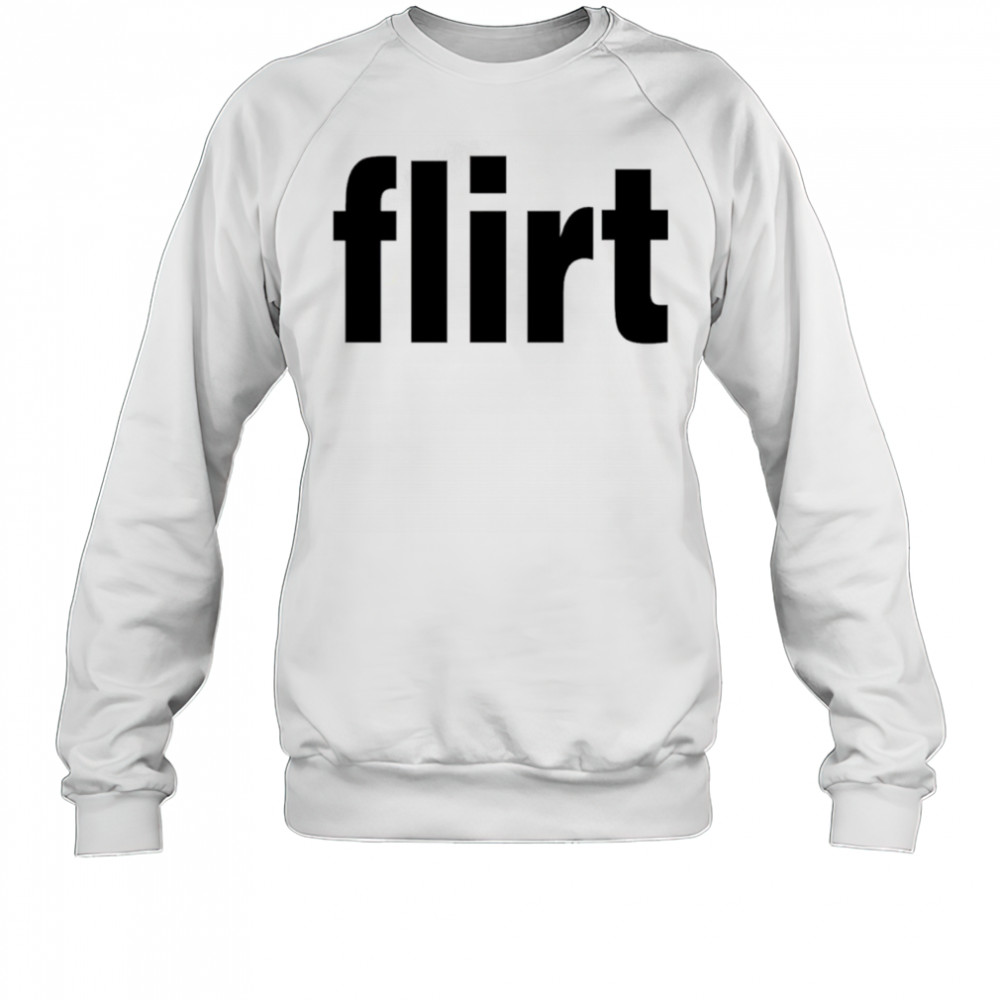 Amelia Dimoldenberg Wearing Flirt shirt Sweatshirt