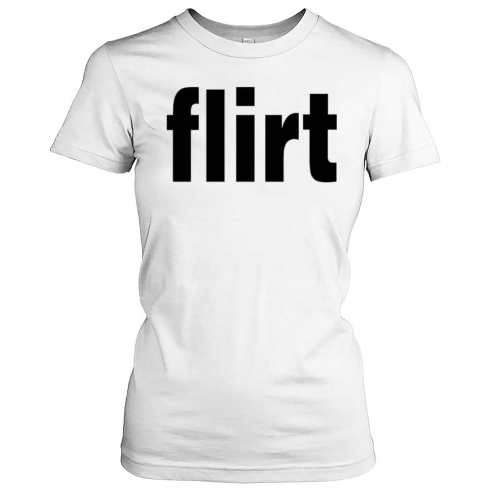 Amelia Dimoldenberg Wearing Flirt shirt Women's T-shirt