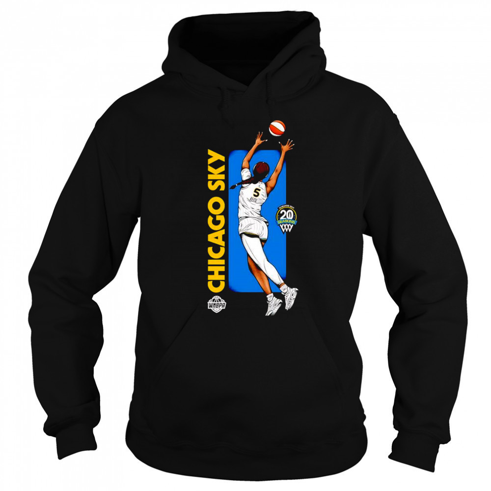 Angel Reese Chicago Sky 20 season cartoon shirt Sweatshirt
