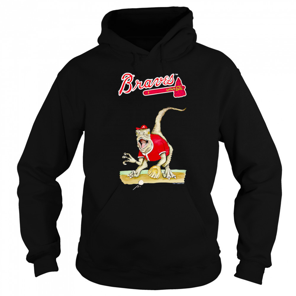 Atlanta Braves Velociraptor catcher shirt Sweatshirt