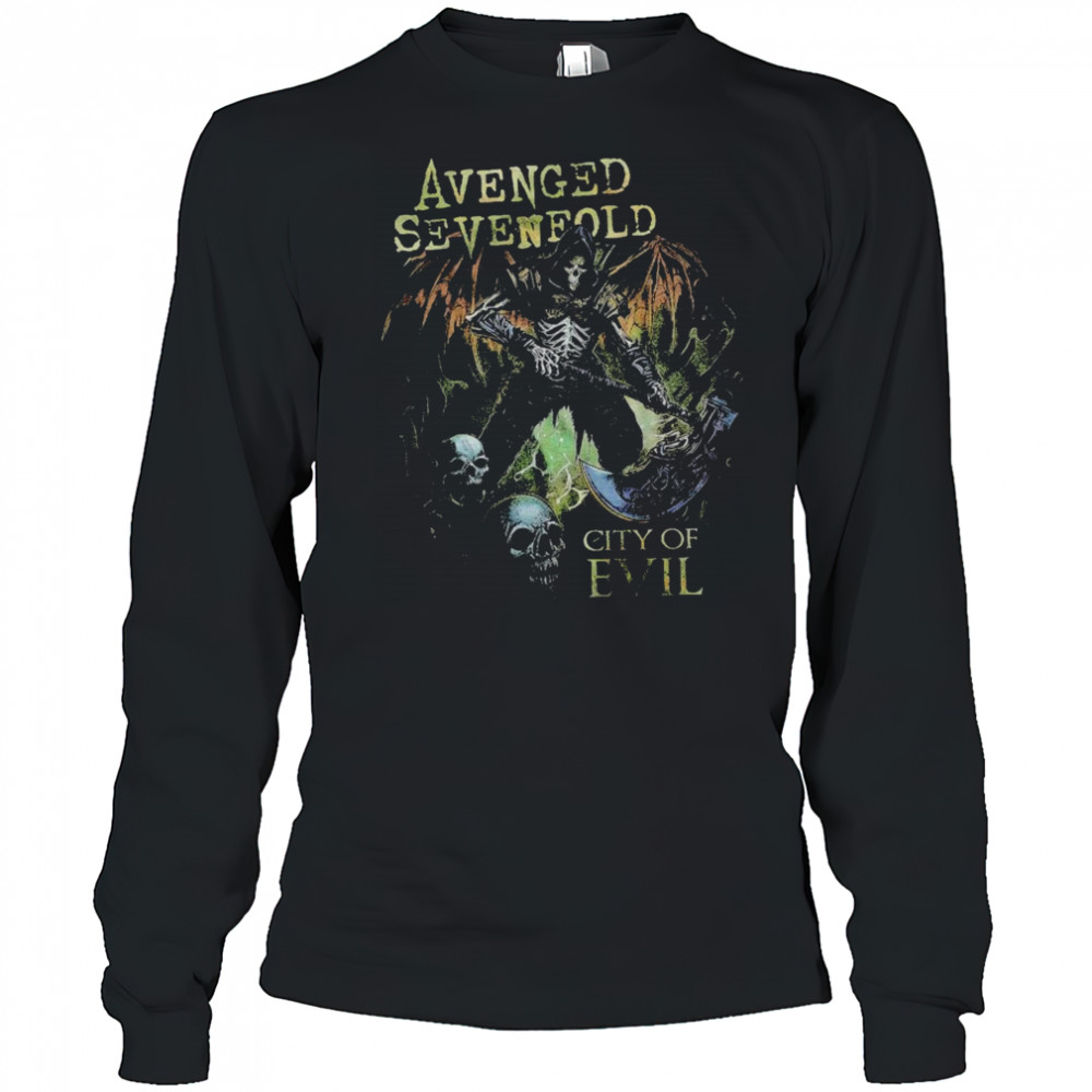 Avenged Sevenfold City Of Evil 20th Anniversary Evil Never Die shirt Long Sleeved