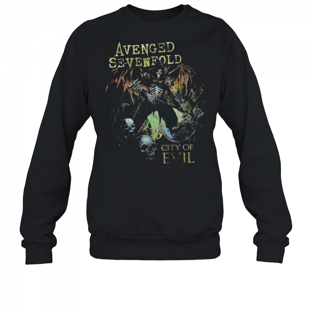 Avenged Sevenfold City Of Evil 20th Anniversary Evil Never Die shirt Sweatshirt
