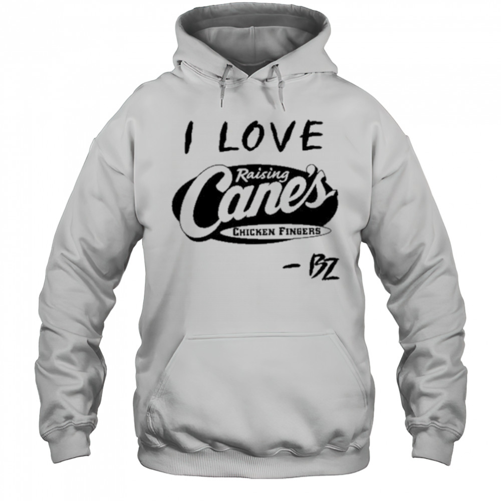 Bailey Zimmerman Wearing I Love Raising Cane’s Chicken Fingers shirt Hoodie