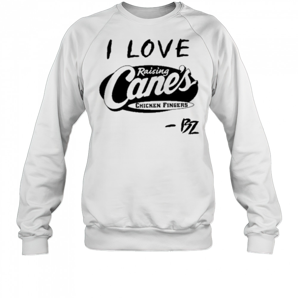 Bailey Zimmerman Wearing I Love Raising Cane’s Chicken Fingers shirt Sweatshirt