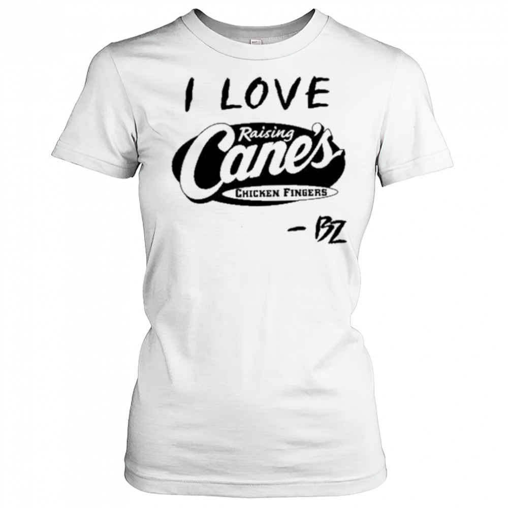 Bailey Zimmerman Wearing I Love Raising Cane’s Chicken Fingers shirt Women's T-shirt