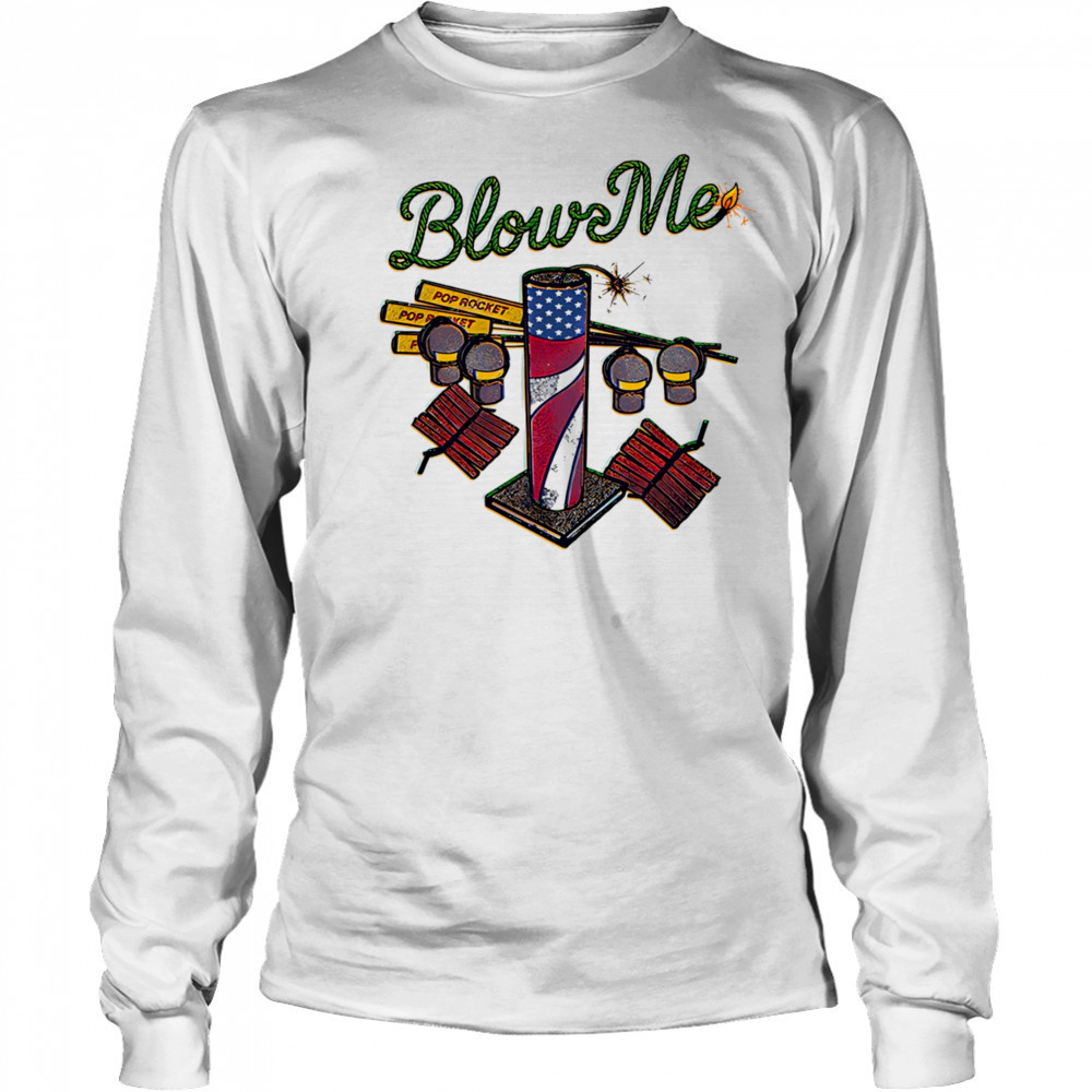 Blow me pop rocket shirt Long Sleeved